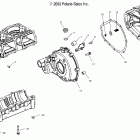 W045197DA/IA VIRAGE Crankcase - w045197da / ia