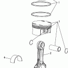 W045304CA MSX 110 Piston and rod - w045304ca / ia / cb / ib / cc / i...