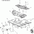 W045304CA MSX 110 Oil sump - w045304ca / ia / cb / ib / cc / ic