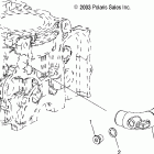 W045305CA MSX 150 Coolant elbow - w045305ca / ia / cb / ib / ie / cc...