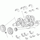 W045304CA MSX 110 Crankshaft and balance shaft - w045304ca / ia / cb...