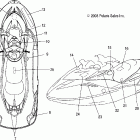 W045305CA MSX 150 Decals - w045305ca / ia / cb / ib / ie / cc / ic /...