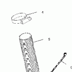 W025101C VIRAGE I Hull air inlet - w025101c / w025101d / w025101i