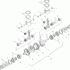 W015197D VIRAGE Crankshaft and piston - w015197d