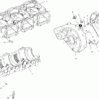 W025199D VIRAGE TX Crankcase - w025199d / w025199i