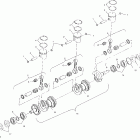 W015099D GENESIS Crankshaft and piston - w015099d