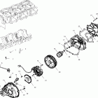 W015098I INT'L GENESIS I Crankcase - w015098d