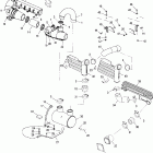 W015198D VIRAGE TXI Exhaust system - w015198d