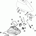 W015098I INT'L GENESIS I Front storage compartment - w015098d