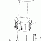 W014697D SLH Engine air intake - w014697d