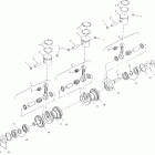 W014699D SLX Crankshaft and piston - w014699d