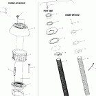 W015197D VIRAGE Engine air intake / hull air inlet - w015197d
