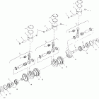 W004999D PRO 1200 Crankshaft and piston - w004999i