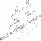 W005197I INT'L VIRAGE Crankshaft and piston - w005197i