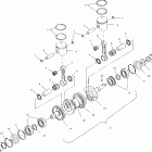 W004673D SLH Crankshaft and piston - w004673i