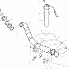 W004999D PRO 1200 Fuel tank - w004999d