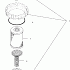 W005197I INT'L VIRAGE Fuel / water separator - w005197i
