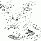 W005098D GENESIS FFI Exhaust system - w005098d