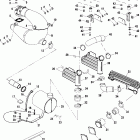 W005199D VIRAGE TX Exhaust system - w005199d