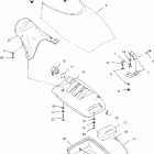 W004978D PRO 785 Front storage compartment - w004978d