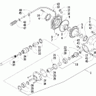 500 TRV Auto Задний привод редуктор