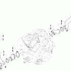 400 TBX Auto Корпус и патрубки охлаждения