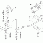 300 Front drive shift linkage assembly