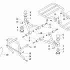 90 Y-12 A-arm, floor panel, and bumper assembly