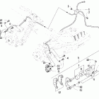 650 H1 LE Гидравлический тормозной механизм