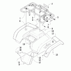 300 Задняя панель кузова