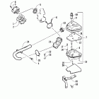 50 Y-6 Reed valve and air cleaner assembly