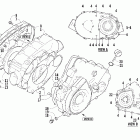 400 TBX Auto Крышки сцепления ,ремня и магнето