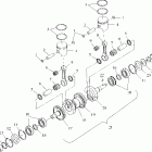 B994573 SLTH Crankshaft and piston - b994573
