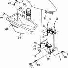 B984673 SLH Front storage compartment - i984673