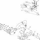 B974071 SL 700 Exhaust system sl 700 b974071, intl. sl 700 i97407...