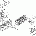 B974090 SL 1050 Cylinder & manifold sl 900 b974091 and sl 1050 b97...