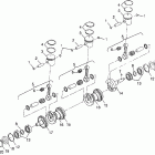 B974590 SLTX Crankshaft & piston sltx b974590 and intl. sltx i9...