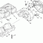 B974071 SL 700 Crankcase sl 700 b974071, intl. sl 700 i974071, sl...