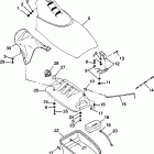 B974090 SL 1050 Front storage compartment sl 900 b974091 and sl 10...
