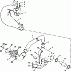 B974088 SL 780 Exhaust system sl 780 b974088 and intl. sl 780 i97...
