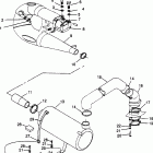 B974572 SLT 700 Exhaust system slt 700 b974572