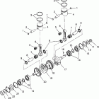 B974473 HURRICANE Crankshaft & piston hurricane b974473 and intl. hu...