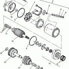 B964087 SL 780 Starting motor sl 780 b964087 and intl. sl 780 i96...