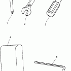 B964287 SLX 780 Tool kit slx 780 b964287 and  intl. slx 780 i96428...
