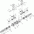 B964466 HURRICANE Crankshaft & piston hurricane b964466 and intl. hu...