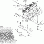 B964291 SL 900 Engine mounting sl 900 b964291 and intl. sl 900 i9...
