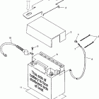 B964588 SLT 780 Battery box slt 780 b964588 and  intl. slt 780 i96...