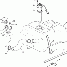 B964166 SLT 700 Fuel tank w / combination  fuel pick-up and sender...