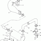 B964287 SLX 780 Exhaust system slx 780 b964287 and intl. slx 780 i...