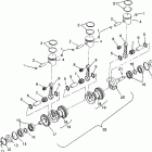 B964590 SLTX Crankshaft & piston sltx b964590 and intl. sltx i9...
